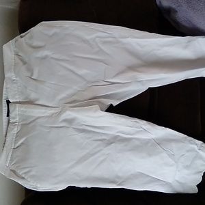 Talbots White Capris